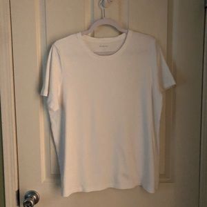 White 100% cotton tee shirt